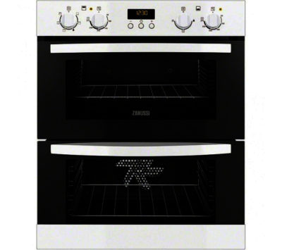 Zanussi ZOF35511WK Electric Built-under Double Oven - White